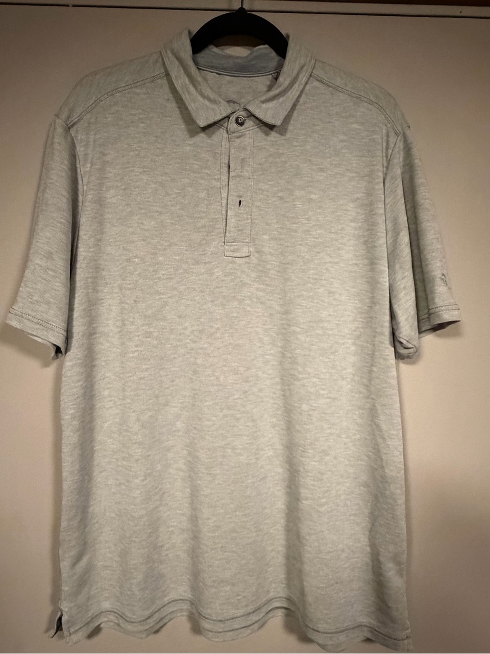 Tommy Bahama Light Gray Short Sleeve Polo